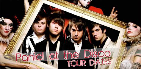 panic at the disco tour.